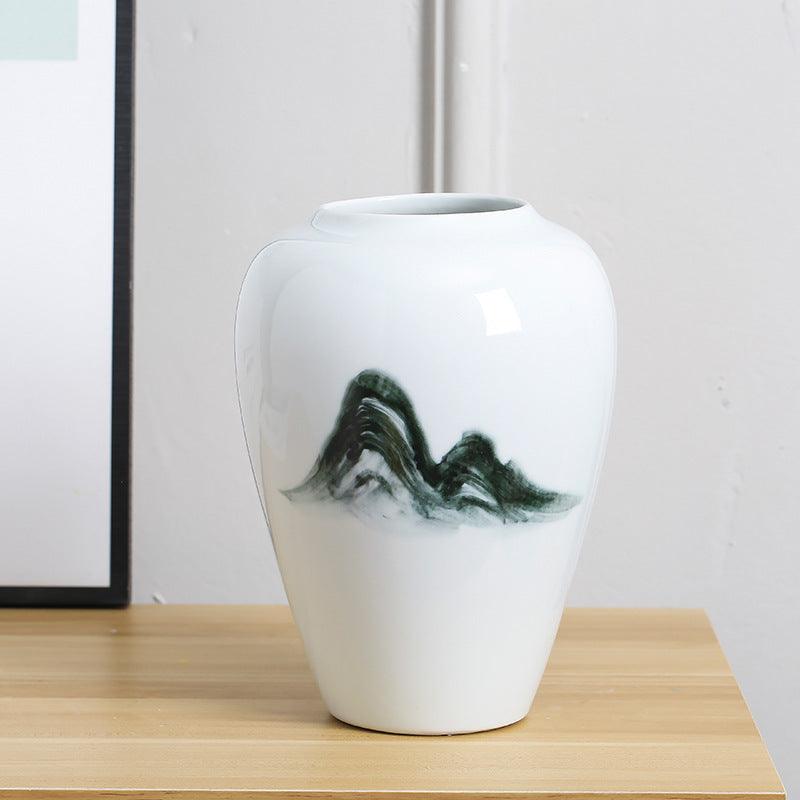 Hand painted zen vase - Pacisia