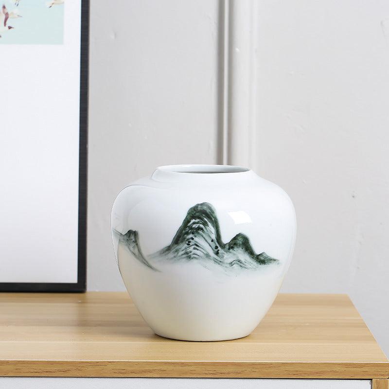 Hand painted zen vase - Pacisia