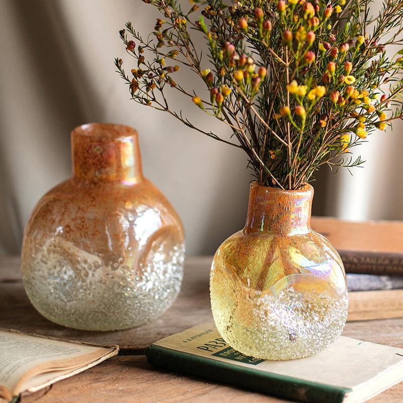 Handmade Art Bubble Glass Vase Decorative Ornaments - Pacisia