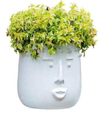 Handmade art face ceramic vase - Pacisia