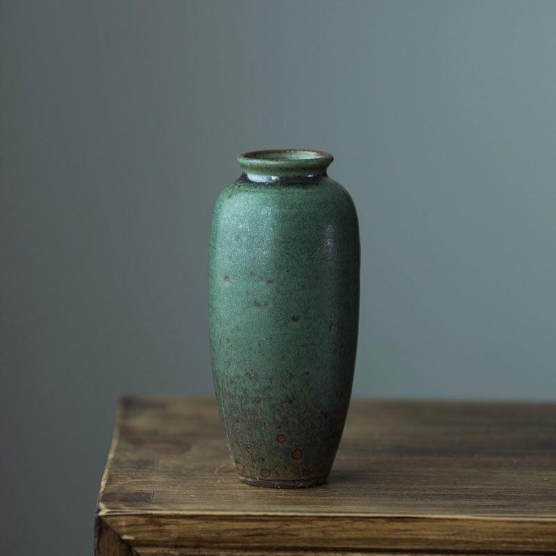 Handmade Creative Japanese Vintage Pottery Vase Ornament - Pacisia