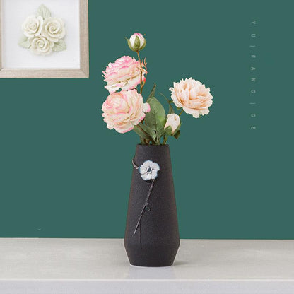 Handmade plum ceramic vase - Pacisia