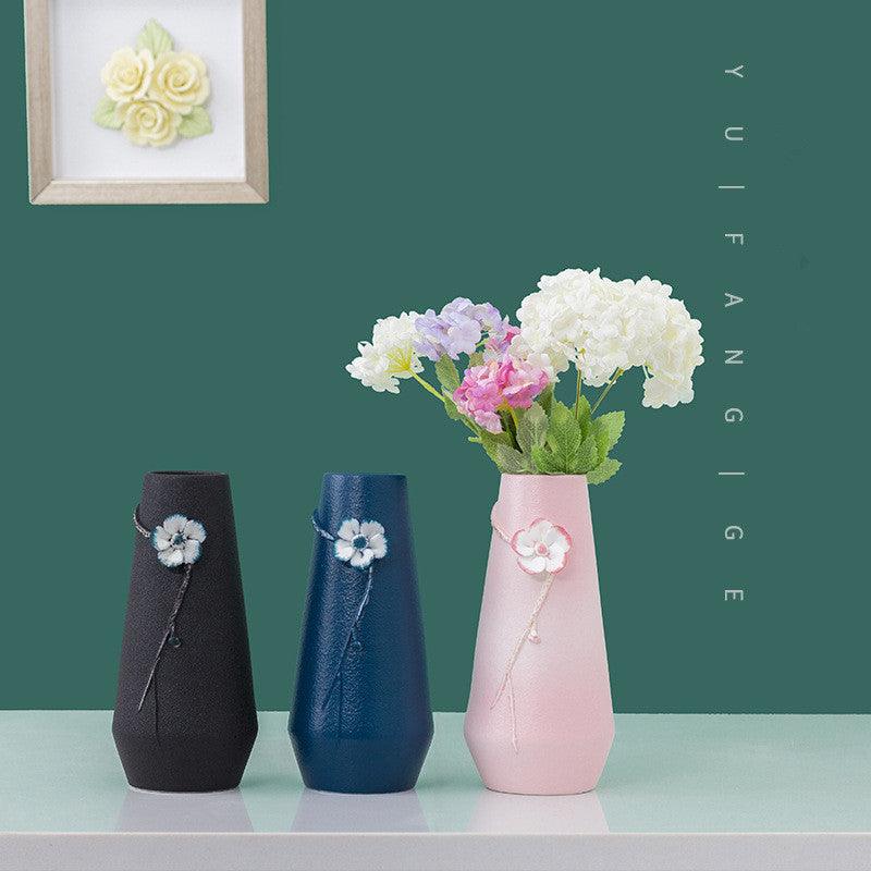 Handmade plum ceramic vase - Pacisia