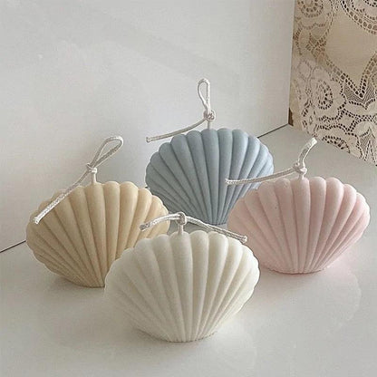 Handmade Shell Shaped Soy Wax Candle - Elegant Home Decor & Gift - Pacisia