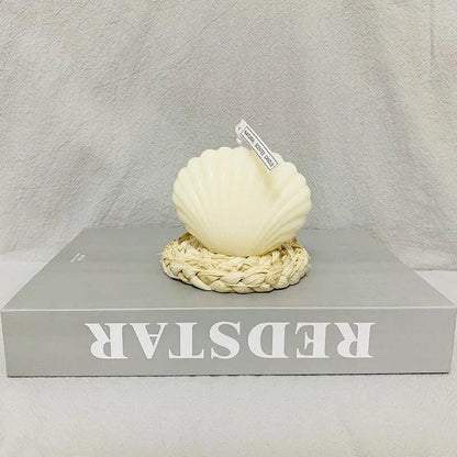 Handmade Shell Shaped Soy Wax Candle - Elegant Home Decor & Gift - Pacisia