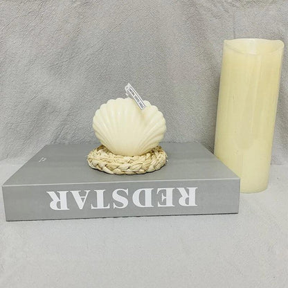 Handmade Shell Shaped Soy Wax Candle - Elegant Home Decor & Gift - Pacisia