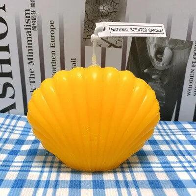 Handmade Shell Shaped Soy Wax Candle - Elegant Home Decor & Gift - Pacisia