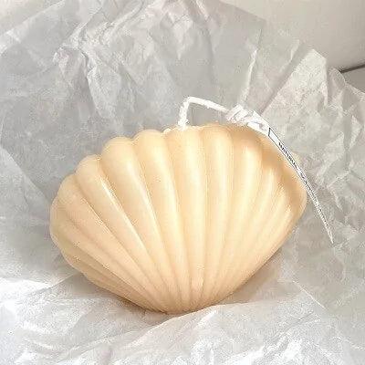 Handmade Shell Shaped Soy Wax Candle - Elegant Home Decor & Gift - Pacisia