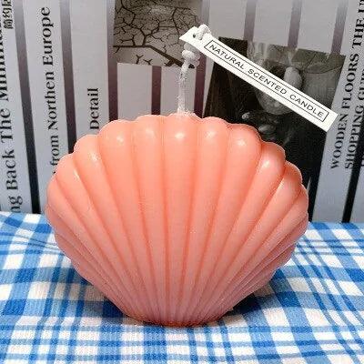 Handmade Shell Shaped Soy Wax Candle - Elegant Home Decor & Gift - Pacisia