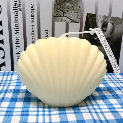 Handmade Shell Shaped Soy Wax Candle - Elegant Home Decor & Gift - Pacisia