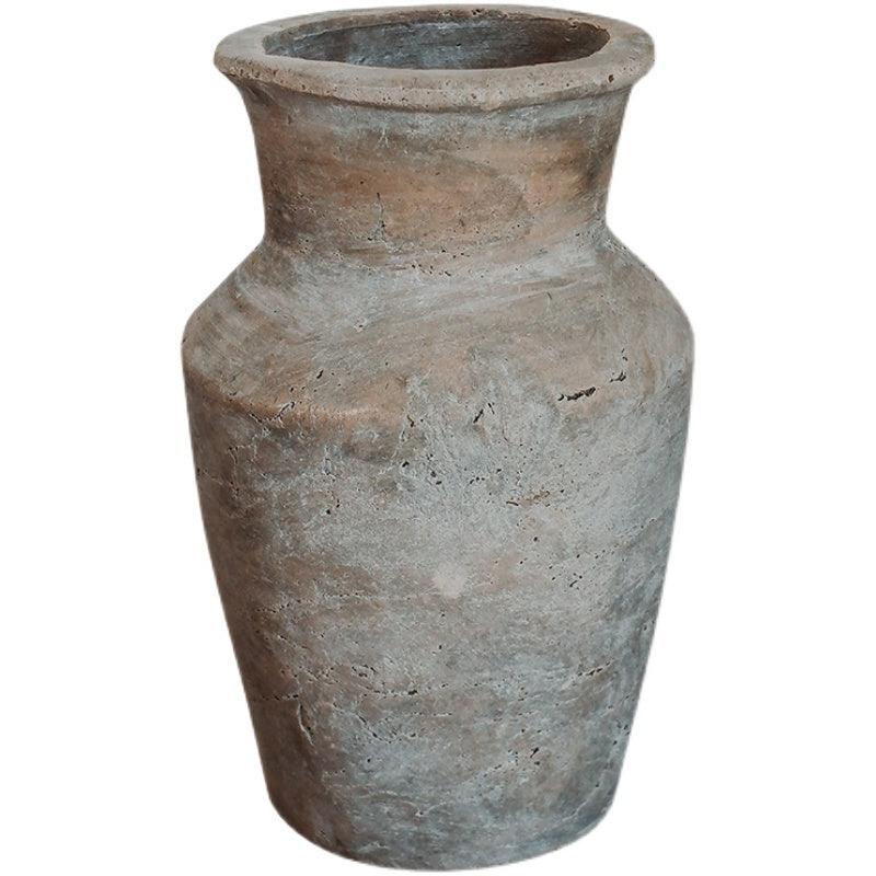Handmade Stoneware Red Pottery Made Old Unearthed Vase - Pacisia