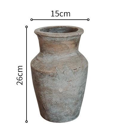 Handmade Stoneware Red Pottery Made Old Unearthed Vase - Pacisia