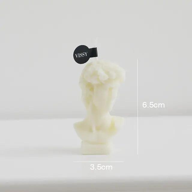 Handmade Venus Portrait Scented Candle - Luxurious Beeswax Art Decor - Pacisia