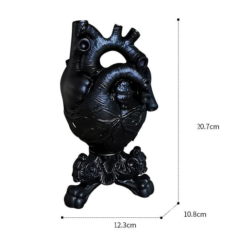 Heart Shaped Vase Decoration Ornaments Flower Arrangement - Pacisia