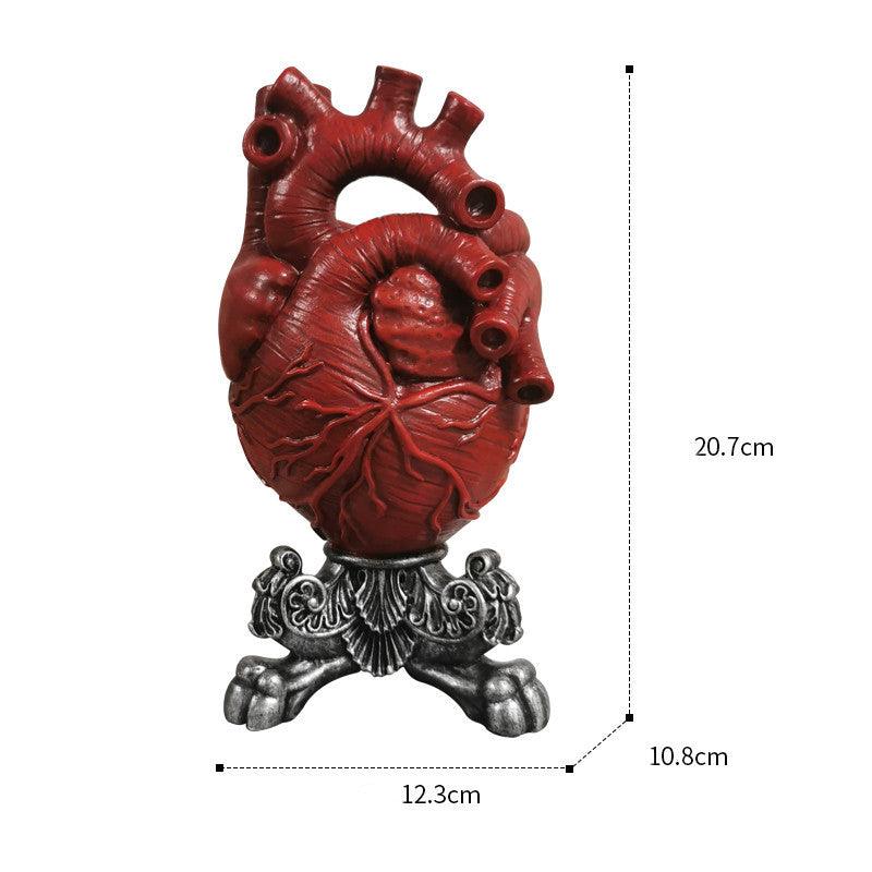 Heart Shaped Vase Decoration Ornaments Flower Arrangement - Pacisia