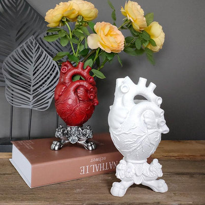 Heart Shaped Vase Decoration Ornaments Flower Arrangement - Pacisia