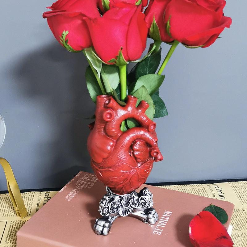 Heart Shaped Vase Decoration Ornaments Flower Arrangement - Pacisia