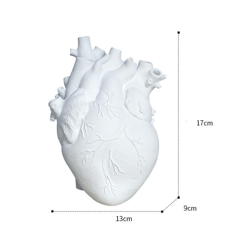 Heart Shaped Vase Decoration Ornaments Flower Arrangement - Pacisia