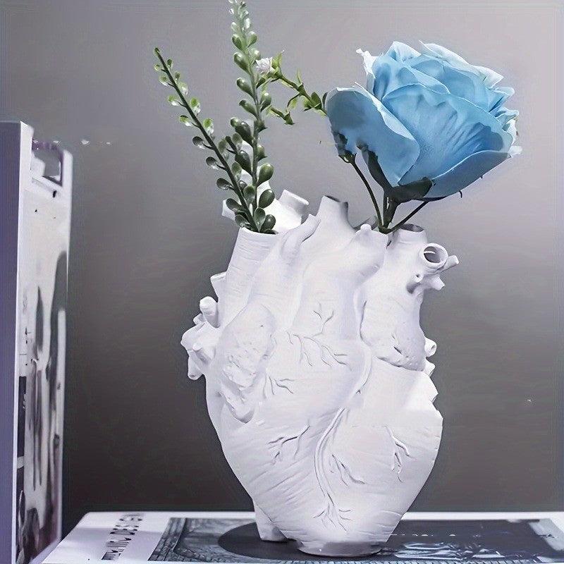 Heart Vase Resin Decorations Model Room Table - Pacisia
