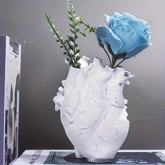 Heart Vase Resin Decorations Model Room Table - Pacisia
