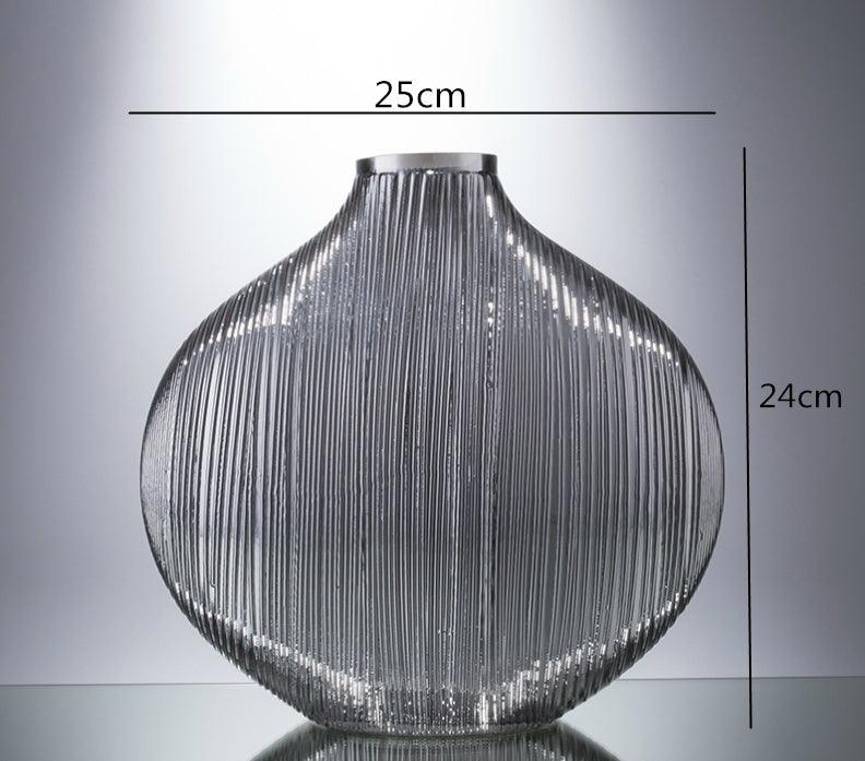 High-grade Hand-blown Glass Vase Decoration Flowers - Pacisia