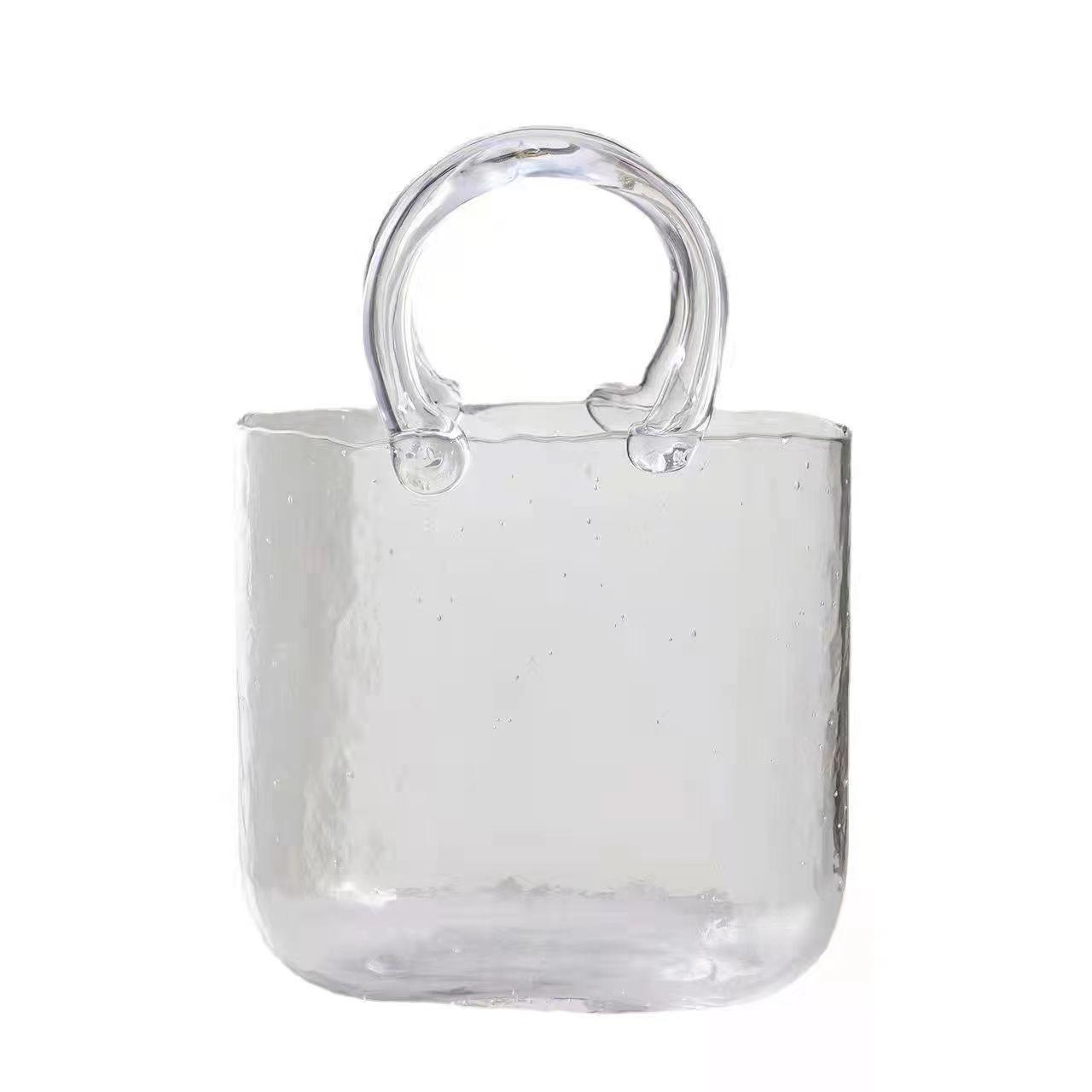 Home Bag Portable Transparent Glass Vase - Pacisia