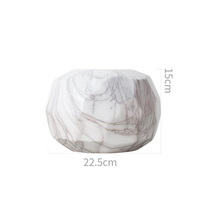 Home Ceramic Vase Marble Pattern Ceramic Craft Decoration - Pacisia