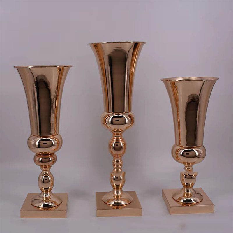 Home Creative Plating Iron Art Vase Decoration - Pacisia