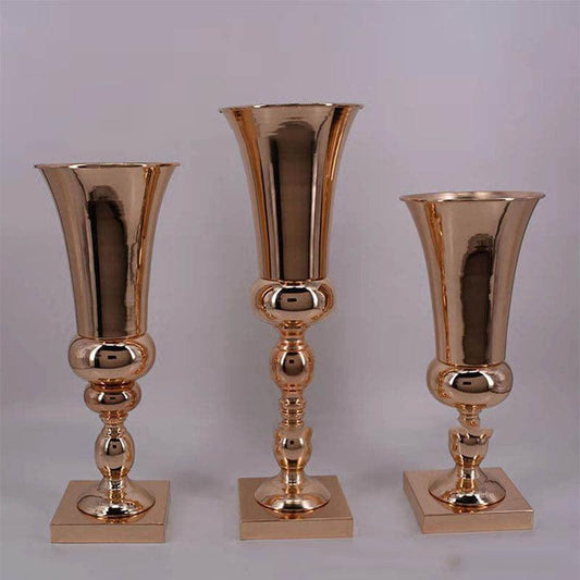 Home Creative Plating Iron Art Vase Decoration - Pacisia