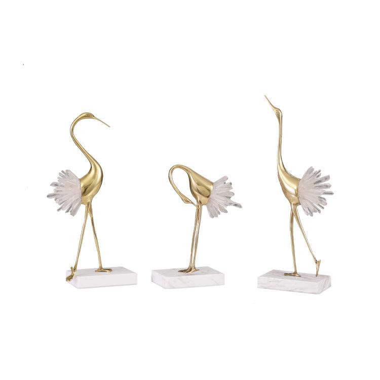 Home Crystal Crane Decoration - Pacisia