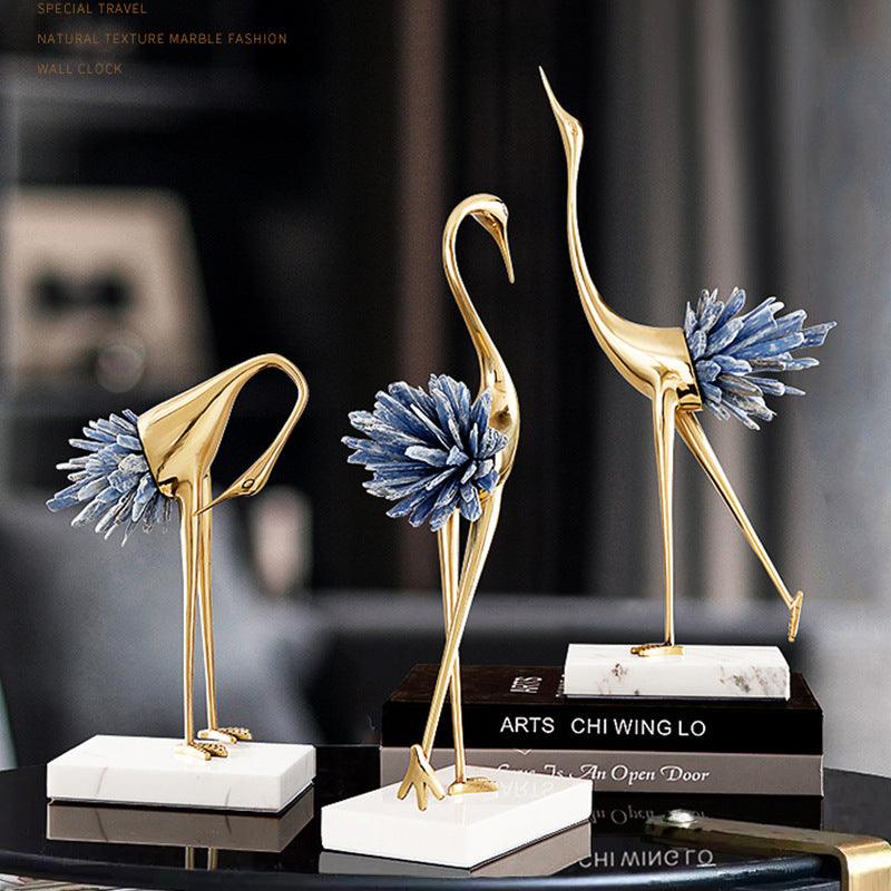 Home Crystal Crane Decoration - Pacisia