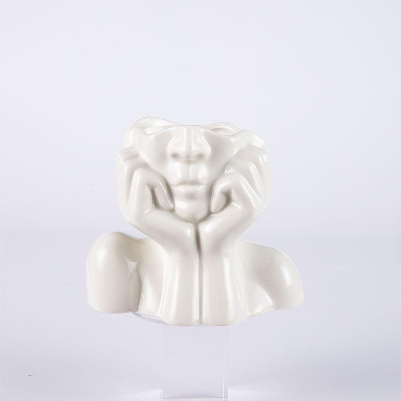 Home Decor Ceramic Vases Flower Vase Sculpture Crafts - Pacisia