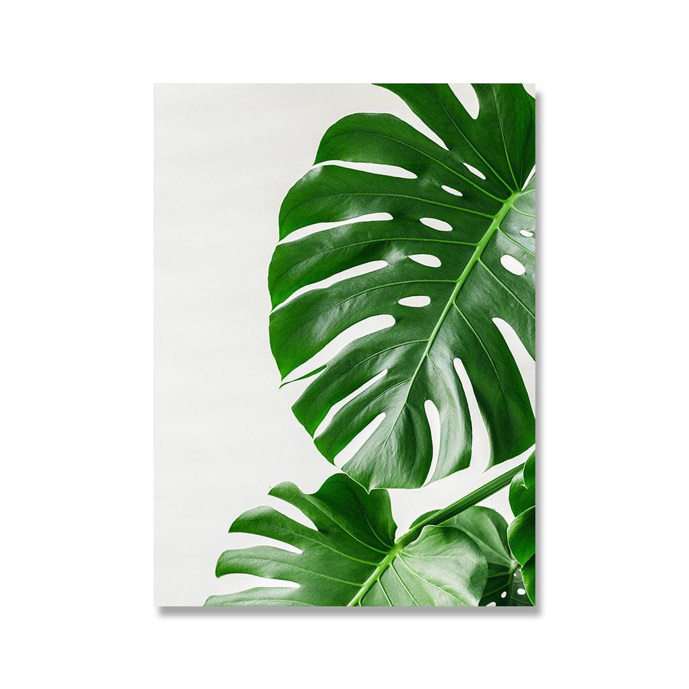 Home Decor Green Plant Canvas Painting - Living Room Wall Art - Pacisia