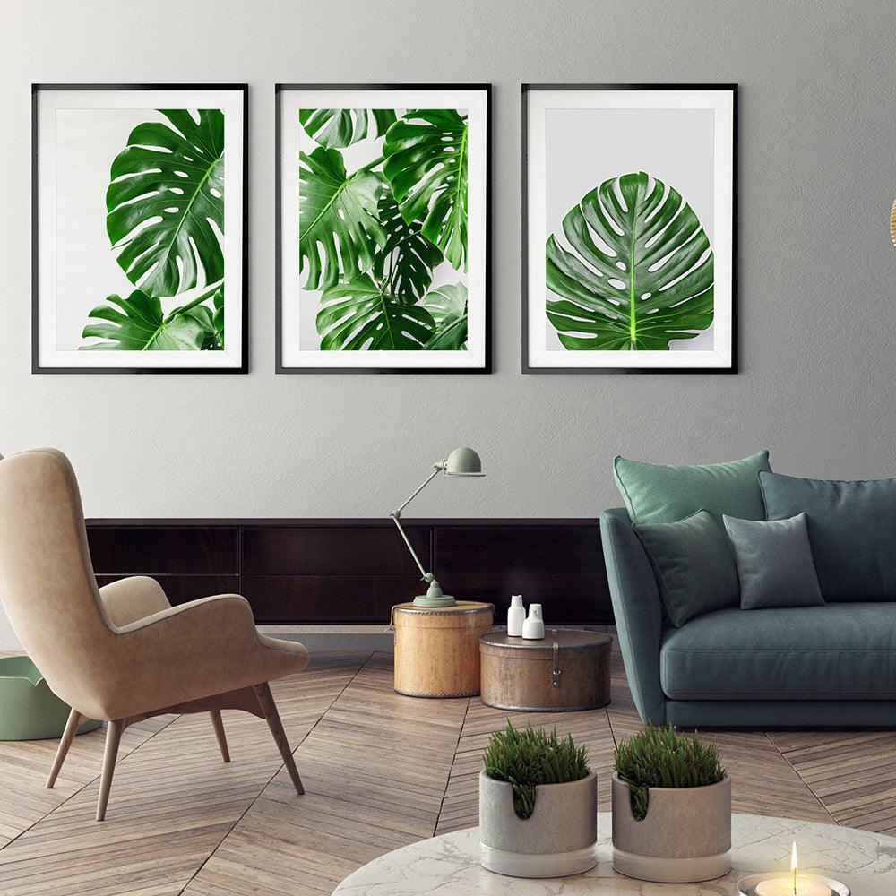 Home Decor Green Plant Canvas Painting - Living Room Wall Art - Pacisia