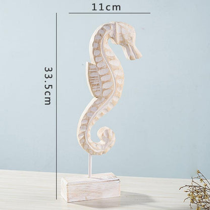 Home decor starfish seahorse conch living room - Pacisia