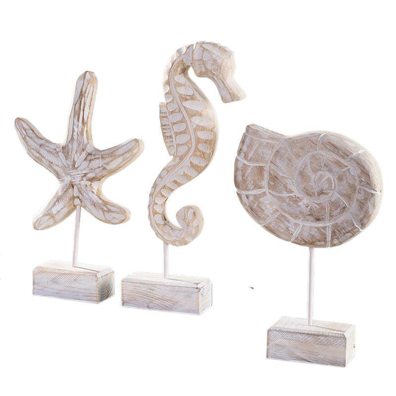 Home decor starfish seahorse conch living room - Pacisia