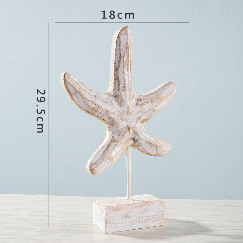 Home decor starfish seahorse conch living room - Pacisia