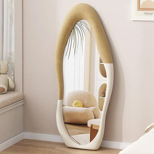 Home Decoration Luxury Wall Arts Large Full Body Mirror Bathroom Mirrors Art Korean Interior Circular Aesthetic Espejo Room - Pacisia