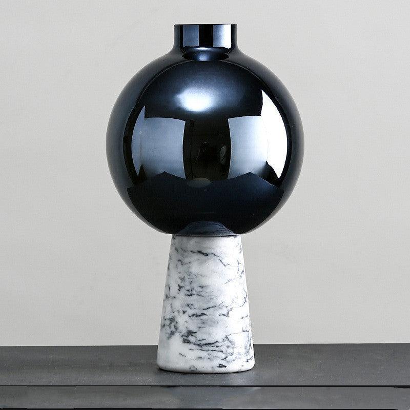 Home Fashion Marble Glass Vase Ornaments - Pacisia