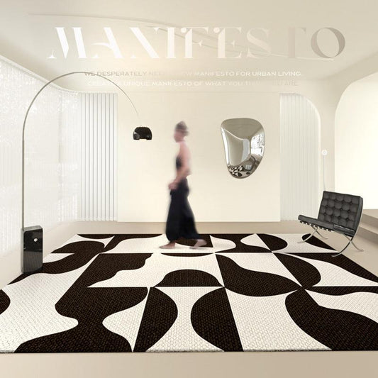 Home Fashion Simple Living Room Retro Wool Carpet - Pacisia