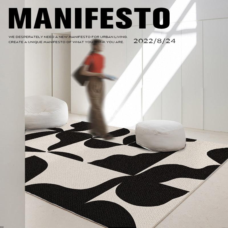 Home Fashion Simple Living Room Retro Wool Carpet - Pacisia