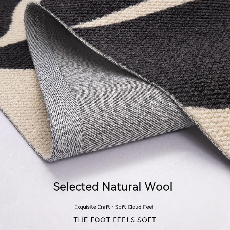 Home Fashion Simple Living Room Retro Wool Carpet - Pacisia