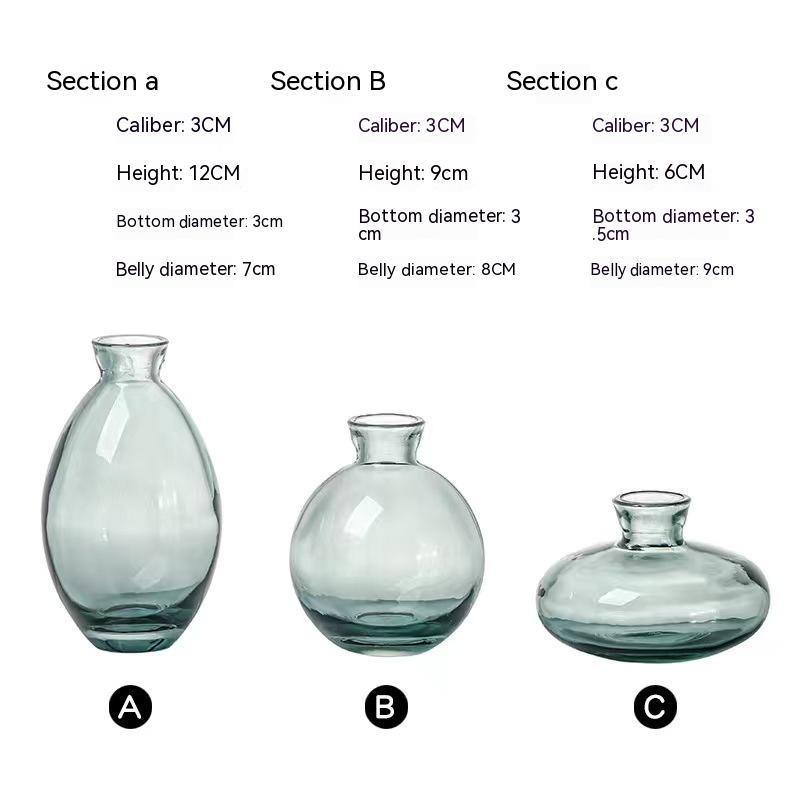 Home Light Luxury Mini Glass Vase - Pacisia
