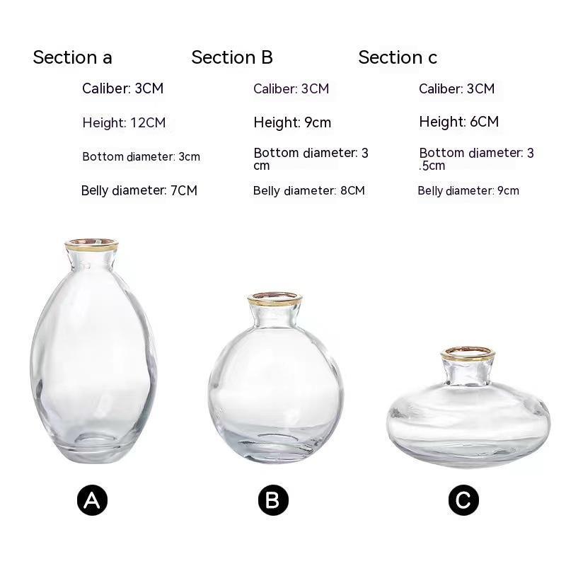 Home Light Luxury Mini Glass Vase - Pacisia