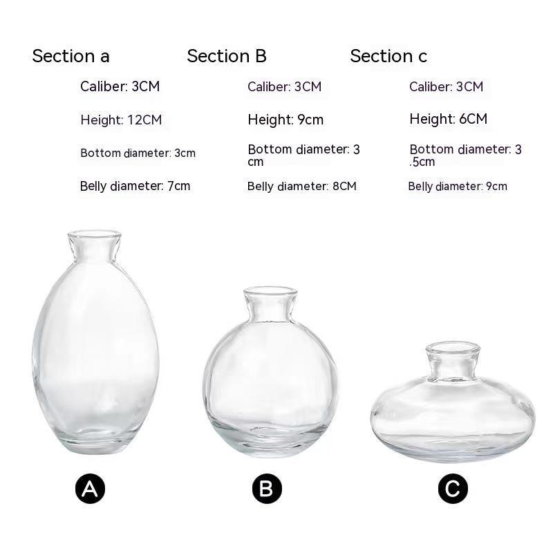 Home Light Luxury Mini Glass Vase - Pacisia