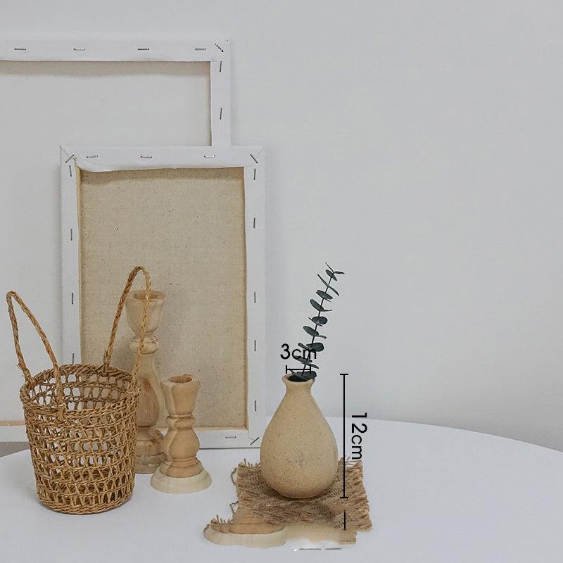 Home Simple Decoration Wooden Vase Ornaments - Pacisia