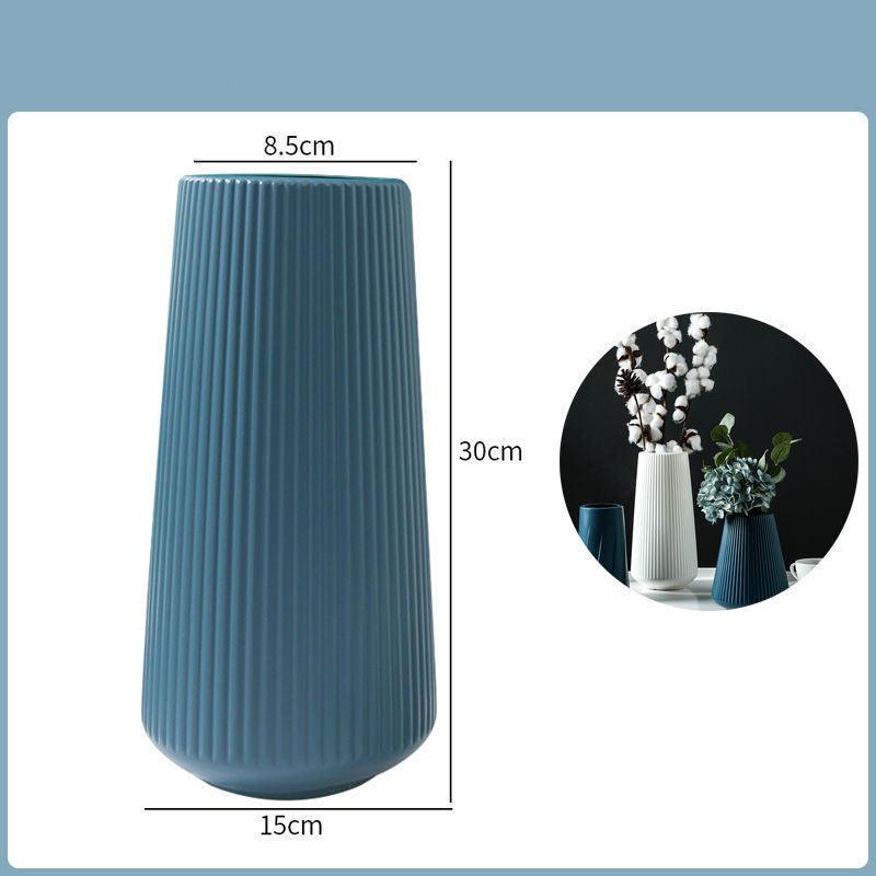 Home Simple European Style Plastic Small Vase - Pacisia