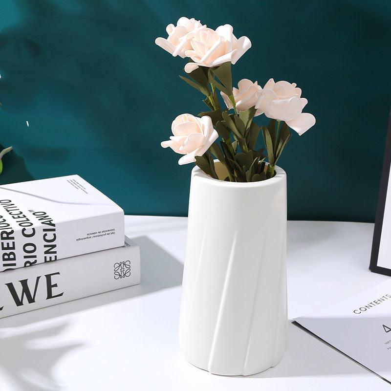 Home Simple European Style Plastic Small Vase - Pacisia