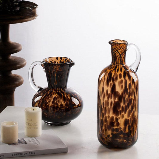Home Tortoiseshell Glass Vase Decoration Ornaments - Pacisia