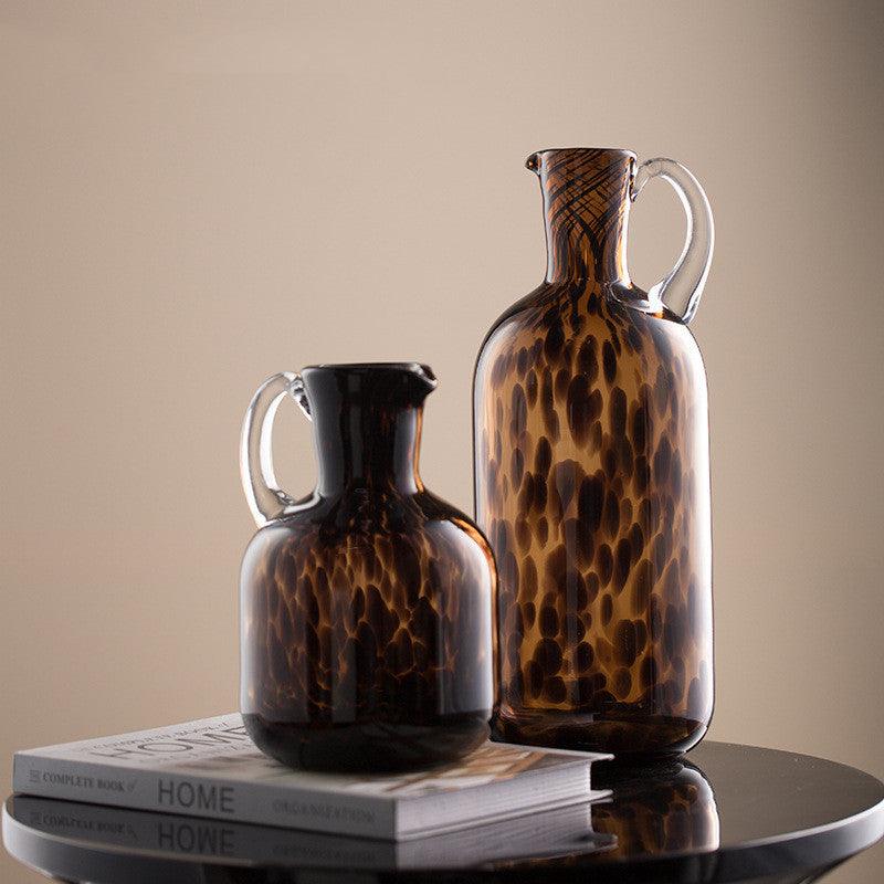Home Tortoiseshell Glass Vase Decoration Ornaments - Pacisia